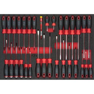 Vigor V4230 Conjunto De Destornilladores -perfil De Hex&aacute;gono Exterior, Perfil T, Perfil De Hex&aacute;gono Interior, Perfil Phillips (ph), Perfil De Ranura - 0,5 X