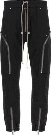 Rick Owens Black Relaxed Cargos Pants