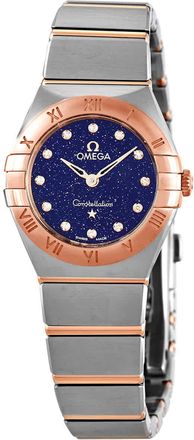 Omega Constellation Quartz Diamond Blue Dial Ladies Watch 131.20.25.60.53.002