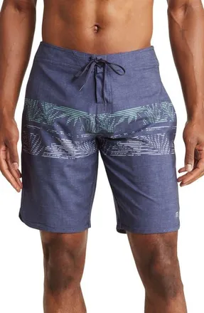 Travis Mathew Parked the Shark Swim Trunks in Heather Insignia at Nordstrom, Size 30