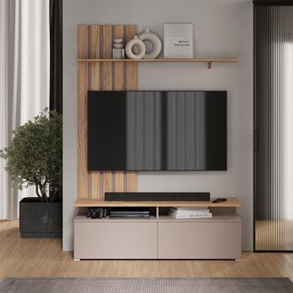 Vicco Conjunto De Sal&oacute;n Harro, Goldkraft Roble/gris