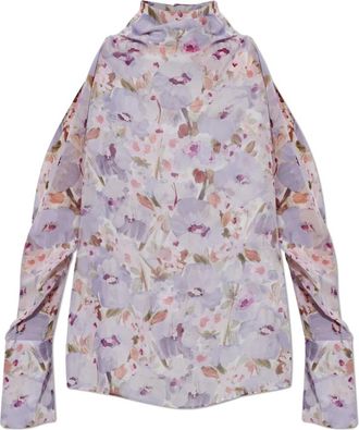 Balmain Mujer, Blusas y Camisas, P&uacute;rpura, Talla: 2XS