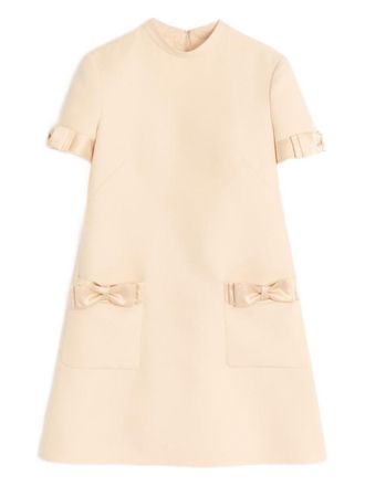 Valentino Garavani Wool And Silk Short Dress