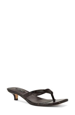 Nine West Cassa Sandal in Dark Brown at Nordstrom, Size 9.5