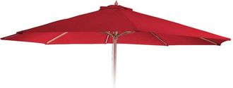 Hhg Telo copertura per ombrelloni rotondi Florida &oslash; 350cm, bordeaux