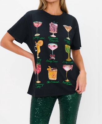 Show me your Mumu Travis Tee In Cocktails Graphic