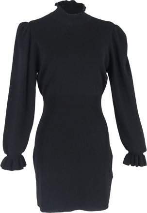 BA&SH Ba & sh Sancie Mini Dress in Black Lyocell