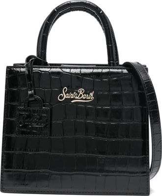 MC2 Saint Barth Borsa tote mini in pelle - Nero