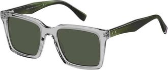 Tommy Hilfiger Green Square Mens Sunglasses TH 2067/S 0KB7/QT 53