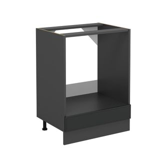Vicco Armario Para Horno Empotrado R-line, Antracita Casa De Campo, 60 Cm Sin Encimera Vicco