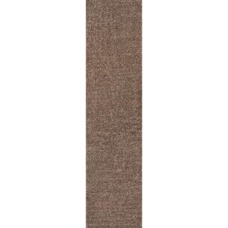 Jonathan Y Designs Haze Solid Low-Pile Area Rug in Brown at Nordstrom, Size 5Ft 0In X 5Ft 0In