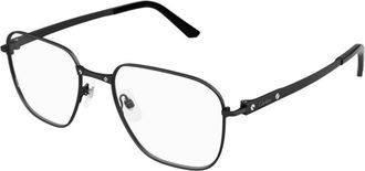 Cartier Glasses - Heren - Brillen - Zwart - 56 MM - Accessoires