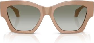 Versace Brown Signature 0VE4492U Acetate Square Sunglasses