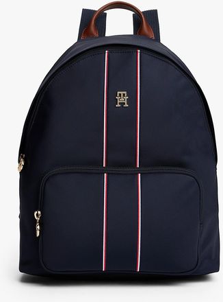 Tommy Hilfiger Womens Signature Stripe Backpack - Navy