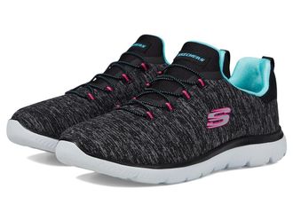 Skechers Summit - Quick Getaway Womens Shoes Black/Light Blue : 5.5 B - Medium