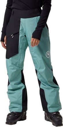 Backcountry CrestCarver GORE-TEX Shell Pant - Womens in Oil Blue/black at Nordstrom, Size X-Large