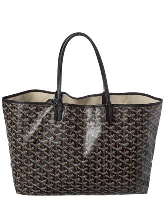 Goyard Black Goyardine Coated Canvas Saint Louis PM (Authentic Pre-Loved)