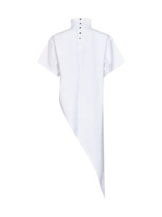 Alaia Womens T-Shirt Triangle Long White Polyester T-Shirts & Jerseys
