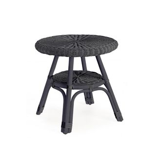 BIZZOTTO Tavolino Allis Midnight En Rattan Y Midollino &Oslash;52x52
