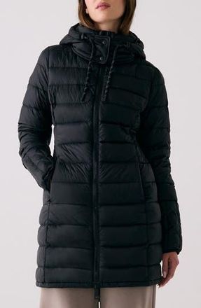 Lole Claudia Hooded Packable Down Jacket in Black Beauty at Nordstrom Rack, Size Small