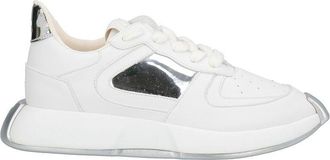 Giuseppe Zanotti White Calfskin Chunky Mens Sneakers