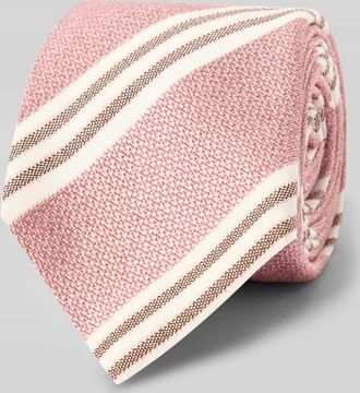 Altea Krawatte aus Seiden-Baumwoll-Mix Modell Gange in Rose, Gr&ouml;&szlig;e 1