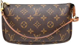 Louis Vuitton Brown Monogram Pochette Pouch (Pre-Owned)