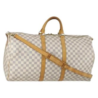Louis Vuitton Pre-owned Weekend Bags, female, White, Size: ONE SIZE Pre-owned Vintage Weekend Bag