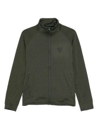 Rossignol zip-up fleece jacket - men - Recycled Polyester/Spandex/Elastane - M - Green