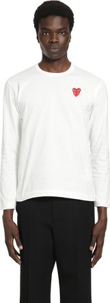 Comme Des Gar&ccedil;ons Heart Long Sleeve T-shirt