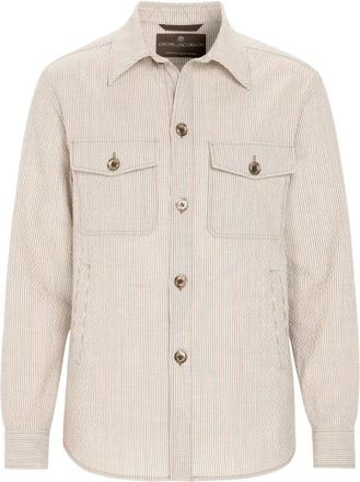 Oscar Jacobson Hombre, Chaquetas, Beige, Talla: XL