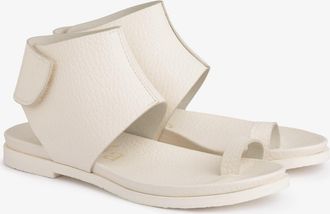 Pedro Garcia Flat gladiator sandal in white leather | Vania| Spring Summer 26 | PEDRO GARCIA
