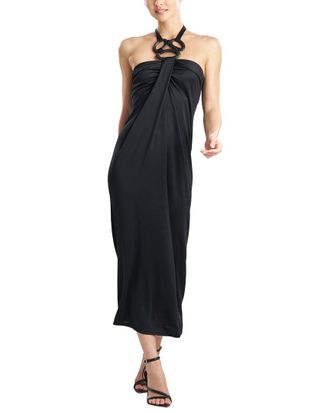 Natori Solid Jersey Halter Dress