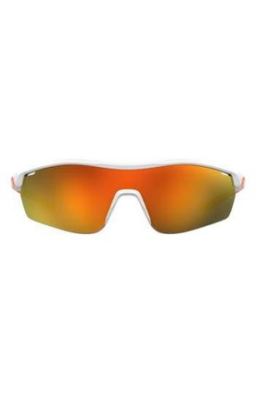 Under Armour 99mm Gradient Mask Sunglasses in White Orange at Nordstrom Rack