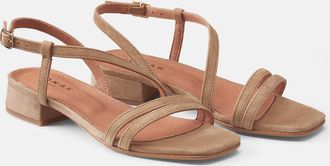 Jonak Sandalen van su&egrave;deleer met lage hak Anaya