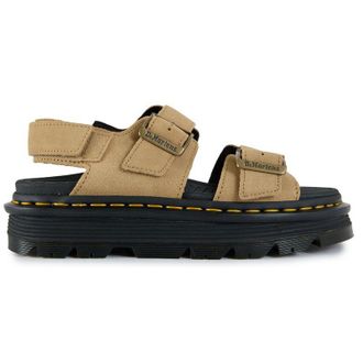 Dr. Martens Womens Dr Zebzag Sandals - Taupe Suede - Size UK 8