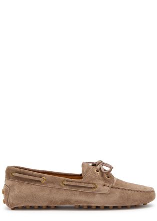 Tod's Gommino Suede Loafers - Brown