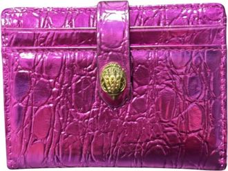 Kurt Geiger Portemonnee - Dames - Portefeuilles - Roze - ONE Size - Leer - Accessoires