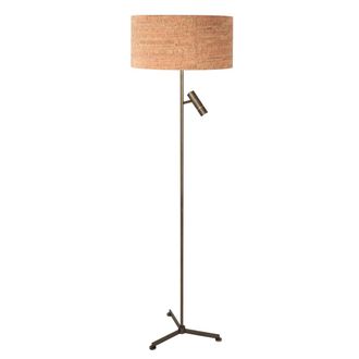 Steinhauer Steinhauer - L&aacute;mpara De Pie - Stang - Bronce - Metal Textil - &Oslash;