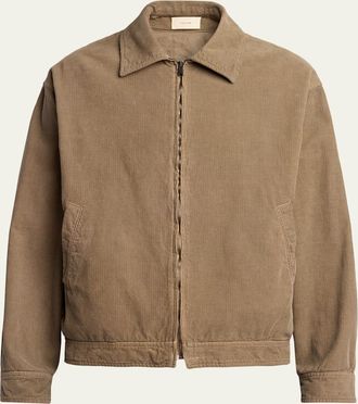 The Row Mens Cotton Corduroy Full-Zip Jacket