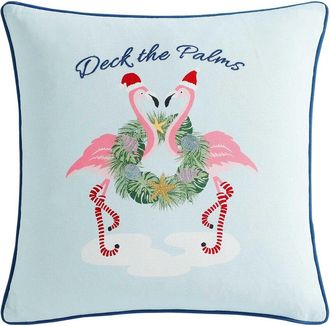 Tommy Bahama Deck The Palms Cotton Decorative Pillow