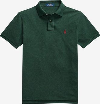 Polo Ralph Lauren Polohemd aus Baumwollpiqué mit Pony-Stickerei Custom Slim Fit