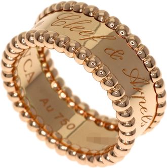 Van Cleef & Arpels Pink Gold (18K) Band Ring (Pre-Owned)