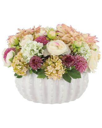 Creative Displays Inc. Handmade Faux Dahlia & Ranunculus Centerpiece