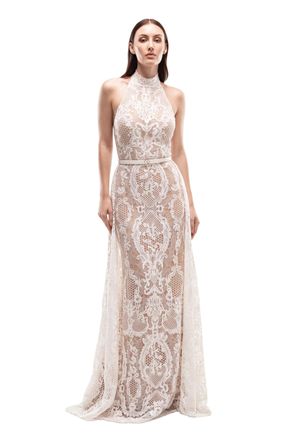 Saiid Kobeisy Embroidered Lace Dress