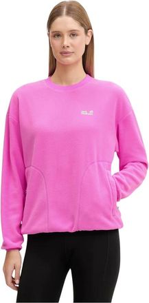 Jack Wolfskin Find The Wild Crewneck - Sport - Mujer - Rosa - XS