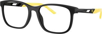Ferrari Glasses, unisex, Black, 53 MM, Fz8011U Square Optical Frame