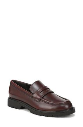 Vince Siena Lugged Penny Loafer in Bloodstone at Nordstrom Rack, Size 6.5