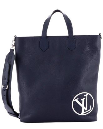 Louis Vuitton Blue Leather East Side Mm (Authentic Pre-Loved)
