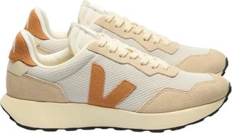 Veja Retro-running Asymmetrische Sneaker - Dames - Sneakers - Beige - 38 EU - Katoen - Schoenen